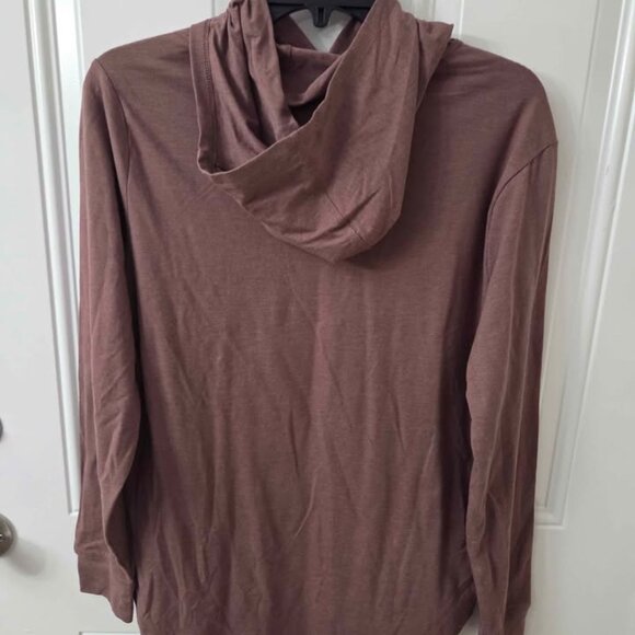 Magellan Mauve Hooded Long Sleeve Shirt - Picture 3 of 3